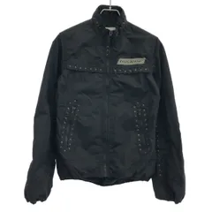 HYSTERIC GLAMOUR ヒステリックグラマー スタッズ ナイロンジャケット 2AB-4720 ブラック Fのサムネイル