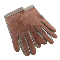 タケオキクチ TAKEO KIKUCHI 手袋 グローブ レザー スエード 裏起毛 ダークブラウン /AE