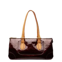 ルイ ヴィトン モノグラム ヴェルニ ローズウッド アヴェニュー ショルダーバッグ ハンドバッグ M93510 アマラント パープル パテントレザー レディース LOUIS VUITTON【1-0258419】