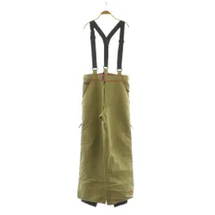 クイックシルバー QUIKSILVER スノーウエア スノーボード パンツ サスペンダー付 XL ベージュ /MY ■OS ■GY58