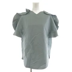 ジルサンダー JIL SANDER シャツ ブラウス 半袖 麻 リネン 32 水色 ライトブルー JSPU560426WU33030021 /AN20のサムネイル