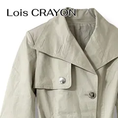 Lois CRAYON トレンチコート ライトベージュ Mサイズ コットン混 日本製 レディース アウター ショートコート ロイスクレヨン 上質 14000538 0001117OCのサムネイル