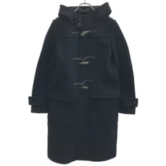 HYKE ハイク 18AW ウールメルトンダッフルコート 182-17158 ブラック 2のサムネイル