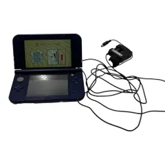 ■Nintendo New 3DS LL ブルー 本体 ACアダプター付 動作確認済み 外装傷あり Cランク2338088,2338088
