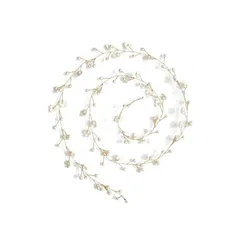 二次会 手作り 発表会 花冠 カチューシャ 結婚式 卒業式 ヘアアクセサリー ウェディング 撮影 髪飾り 50cm 入学式 花嫁 ヘッドドレス