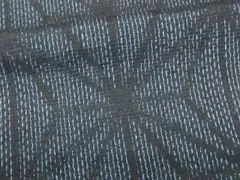 平和屋着物■結城紬　麻の葉文　正絹　逸品　DABC9532qp