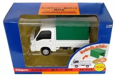 【中古】ミニカー 1/36 スバル サンバー 軽トラック 幌付き 「ダイヤペット トラックコレクション」 [DK-5115]のサムネイル