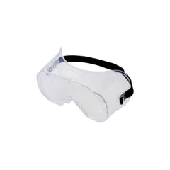 （まとめ）ミドリ安全 通気孔付きゴーグル MG-213 防傷〔×10セット〕