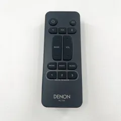 DENON デノン RC-1230 純正 リモコン サウンドバー ホームシアター用 目立った傷や汚れなしのサムネイル
