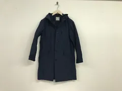 本物ナノユニバースnanouniverseコットンナイロンパーカーコートジャケット長袖サーフアメカジスケーターストリートミリタリービジネススーツパーティーモードドレスゴルフメンズ紺ネイビーS