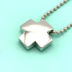 Tiffany&Co. ティファニー ローマンクロス ネックレス ボールチェーン 十字架 シルバー 925