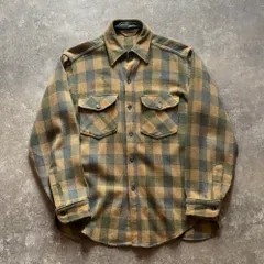 70年代 70s 80年代 80s L.L.Bean エルエルビーン ブロックチェック ウール シャツ