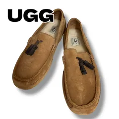 UGG アグ ブラウン メンズ 靴 モカシン スリッポン BOYLAN ボイラン タッセル ドライビングシューズ スエード【28cm】0001124OC