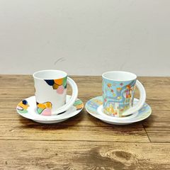新品未使用】フランクミュラー/カップ&ソーサー/陶器製カップ2セット