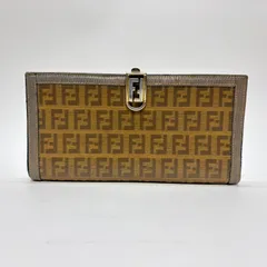 3593 FENDI フェンディ 長財布 ズッカ柄 ヴィンテージ PVC