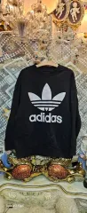 アディダス ブラック トレフォイル スウェット