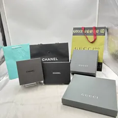 【❗️✨人気ブランドまとめ✨❗️】GUCCI100周年ショッパー有✨GUCCI・CHANEL・TIFFANY 空き箱＆紙袋まとめ ブランド付属品セット 現状品