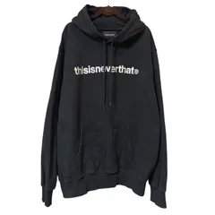 古着 thisisneverthat ディスイズネバーザット パーカー ブラック XLサイズ 2512-531