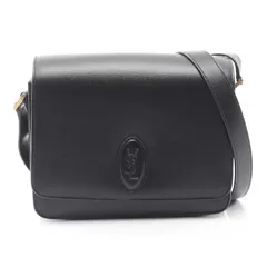 サンローランパリ SAINT LAURENT PARIS ショルダーバッグ LE61 サッチェル ブラック レザー サッチェルバッグ レディース Used A