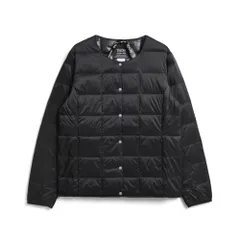 新品 [タイオン] レディース クルーネックボタン インナーダウンジャケット(TAION-W104)