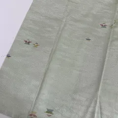 小紋 波の地紋 飛び柄 金彩 Sサイズ 正絹 着物 MK-4186