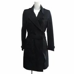 バーバリー BURBERRY PRORSUM プロ―サム ノバチェック トレンチコート 英国製 カシミヤ混ライナー付 ハンガー付属 ブラック UK10 M相当