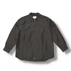 YOKO SAKAMOTO 25SS Zip Shirt ジップシャツ  ヨーコサカモト YS-25SS-58 ブラック M （9757M）
