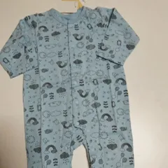 351　70cm 80cm Kid's zooキッズズー　男の子ロンパース　つなぎ　新品