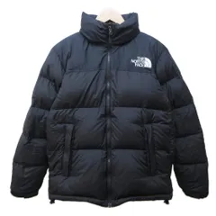 ザノースフェイス THE NORTH FACE ヌプシジャケット ダウンジャケット ロゴ  刺繍 フード収納 ND91841 M 黒 ブラック 0123