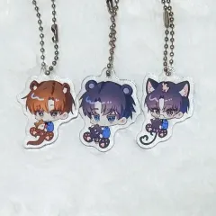 怪談出勤 怪出 エル様 玄武1チーム キーホルダー