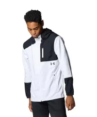 新品 [アンダーアーマー] UA ARMOUR KNIT HYBRID FULLZIP JACKET White Black SM