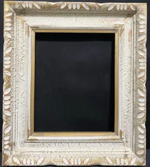 アートフレーム⑩ 額縁 空額 F3号　木製 ビンテージ　レトロ　薄型　水彩額縁　デッサン額縁　油彩額縁　油絵額縁　インテリア