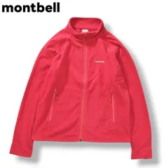 【美品】 モンベル montbell シャミース CHAMEECE フリース ジャケット ジップアップ ラグランスリーブ ロゴ入り 140 ピンク アウトドア カジュアル ウェア タウンユース レジャー キッズ 子供服 ♪