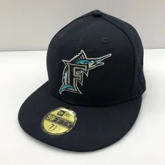 NEW ERA フロリダ・マーリンズ MLB キャップ 帽子 59FIFTY ブラック 黒 ニューエラ SGSF26-0574