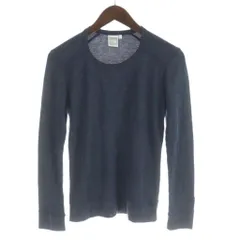 ザノースフェイス THE NORTH FACE カットソー ウール混 L 紺 ネイビー 長袖 ラウンドネック ワッフル生地 NTW61716 /AP