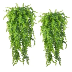 インテリア ハンギング 大型 造花 観葉植物 壁掛け リアル エアープランツ 吊り下げ つる 人工 フェイクグリーン グリーンフェイク (2個)