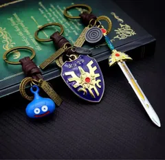 ドラクエ　３点セット　ロトの剣　ロトの盾　スライム　キーホルダー　ストラップ