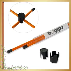 noyips ゴルフ アライメントスティック 100cm ツアースティック アドレス スイング 練習 グラスファイバー製 (オレンジ) hibikurasu GOLF 0