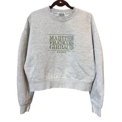 古着 MARTHE FRANCOIS GIRBAUD マリテフランソワジルボー グレー スウェット Sサイズ 2512-542
