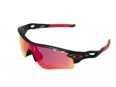 オークリー サングラス レーダーロックパス OO9206-06 ブラック×レッド アジアンフィット 黒 赤 OAKLEY RADAR LOCK PATH VENTED レッド クリアレンズ メンズ レディース  紳士用 男女兼用 軽量 