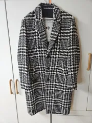 ESS VOLUME ハウンドトゥース CHECK コート