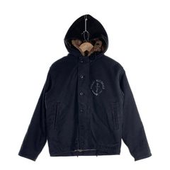 HOUSTON ヒューストン フランス海軍 デッキジャケット ネイビー 5NFX3