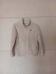 フィラ ボア フリース ジャケット アイボリー