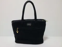 FEILER フェイラー ハンドバッグ ボーダー ブラック