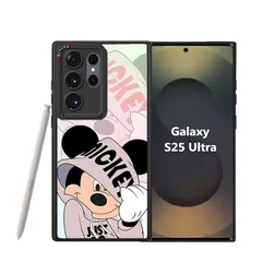 【新品】 Galaxy S25 Ultra 用 ケース 一体型 カメラ レンズ 保護 ディズニー ミッキー ミッキーマウス カラフル 萌え ギャラクシー case 人気 お洒落 韓国 漫画 キャラクター かわいい 面白い デザイン サムスン スマホ カバー 0