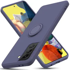 【新品】 Galaxy S21 用 ケース リング付き 耐衝撃 TPU 車載対応ホルダー対応 スマホケース シリコン スタンド機能 360度回転 薄型 軽量 ギャラクシーs21 5g SCG09 用ケースカバー 衝撃吸収 カメラ保護 耐摩擦 一体型 手触り 0