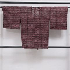 アンティーク 長襦袢 無双袖 身丈130cm 裄丈64cm 正絹 Aランク Lサイズ