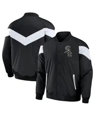 ファナティクス メンズ アウター ジャケット・ブルゾン Fanatics Mens Darius Rucker Collection By Black Chicago White Sox Baseball Raglan FullSnap Jacket Blac