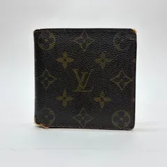 3605 LOUIS VUITTON ルイヴィトン モノグラム 二つ折り財布 ポルトフォイユ マルコ