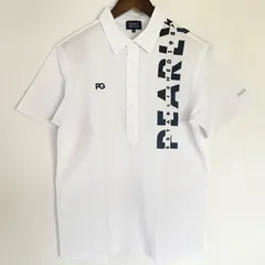 【美品】パーリーゲイツ　メンズ　ゴルフウェア　半袖　ポロシャツ　サイズ6 ホワイト　軽量　日本製